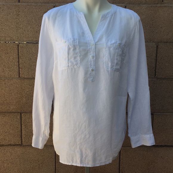 talbots linen tops